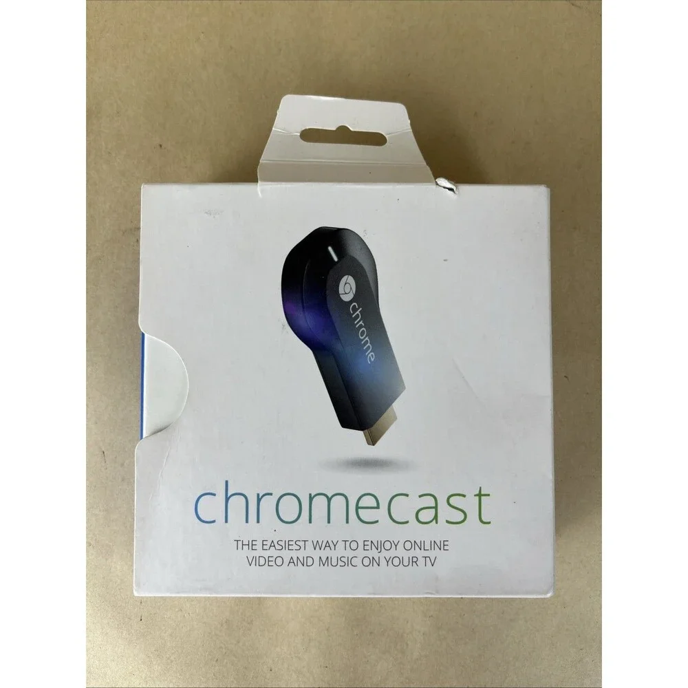 Google Chrome Chromecast 1st Generation 2013 HDMI‎ Media Streamer WiFi TV
